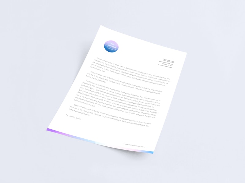 A4 Paper PSD Mockup preview