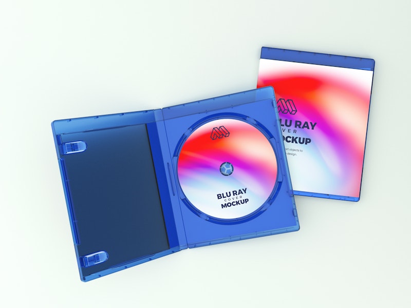 Blu Ray Cover PSD Mockup preview