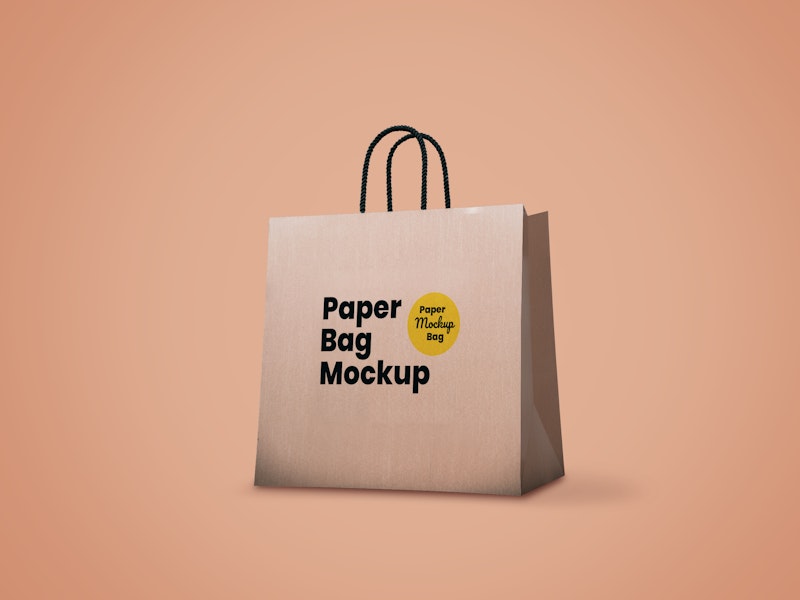 Download Brown Paper Bag Psd Mockup Graphberry Com