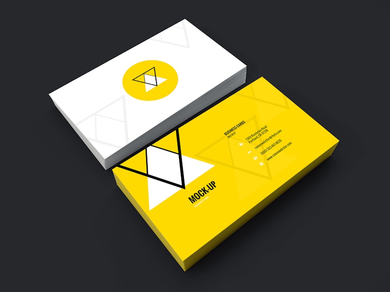 Download Business Card Mockup Vol 7 Graphberry Com