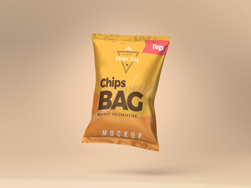 Chips Bag PSD Mockup preview