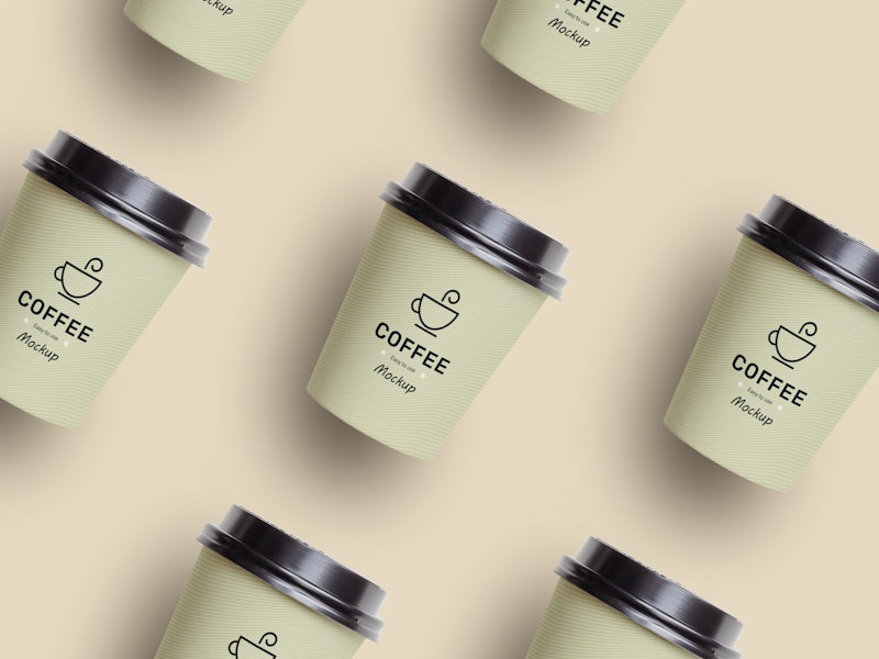 Coffee Cup Perspective Mockup preview