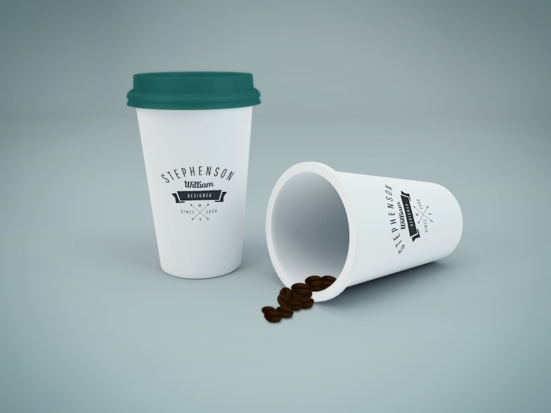 Coffee Cup PSD Mockup preview