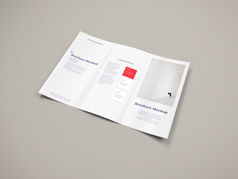Free Brochure PSD Mockup preview