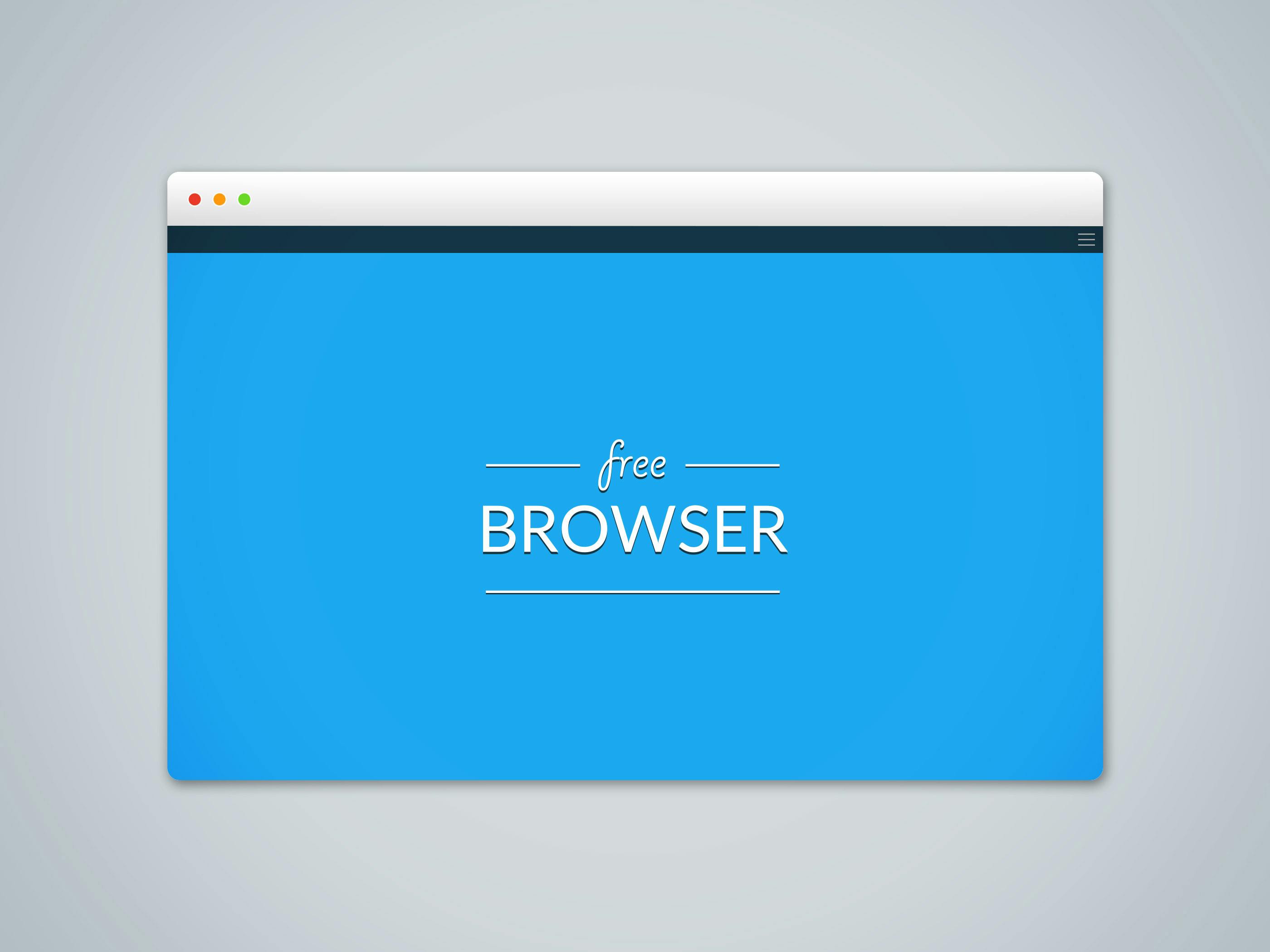 safari browser psd
