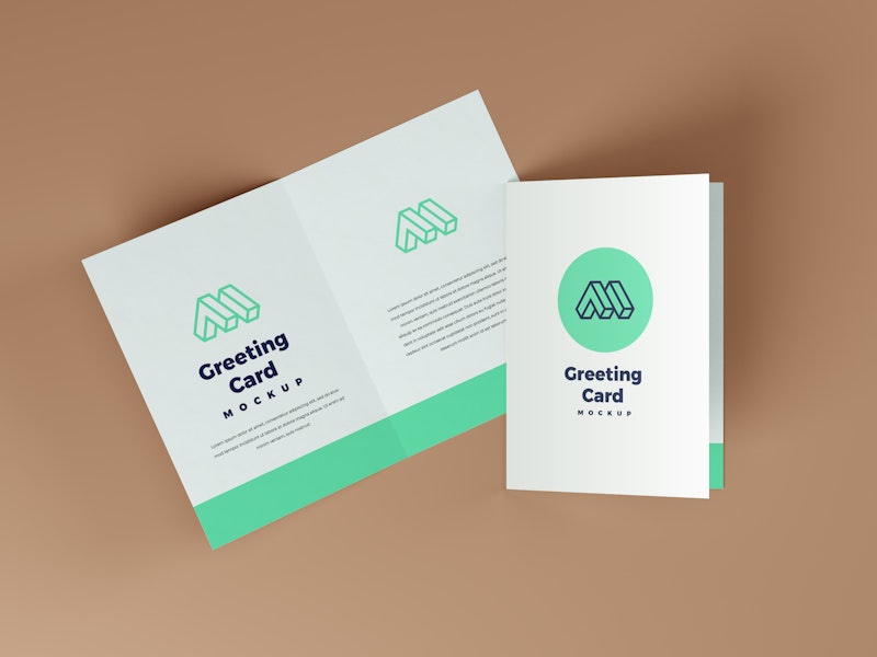 Greeting Card PSD Mockup preview