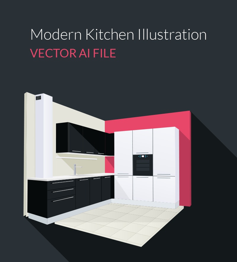 Vector Kitchen Illustration preview