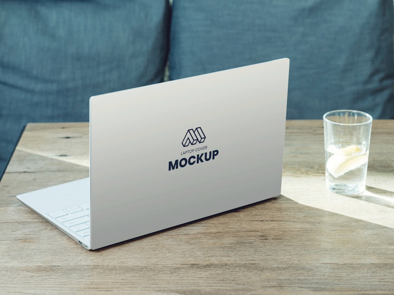Download Laptop Back Cover Mockup - graphberry.com