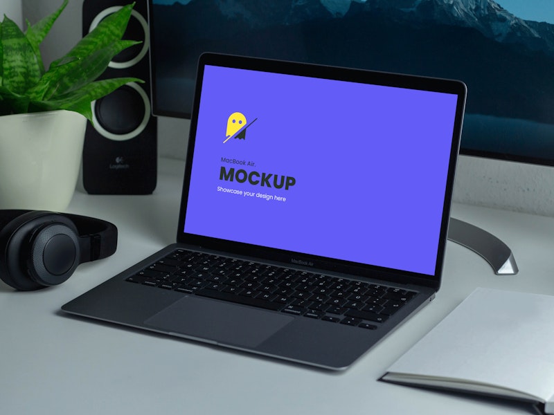 MacBook Air PSD Mockup preview