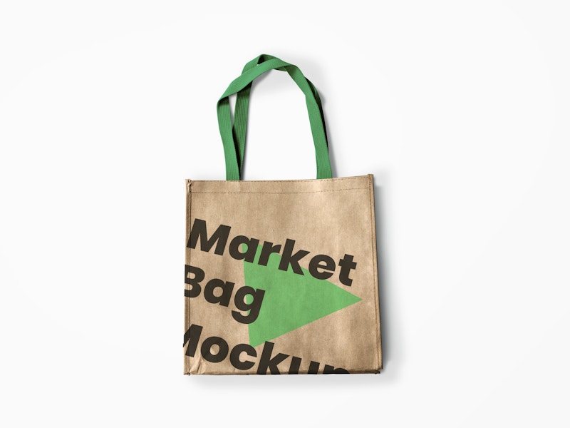 Download Reusable Market Bag Mockup Graphberry Com