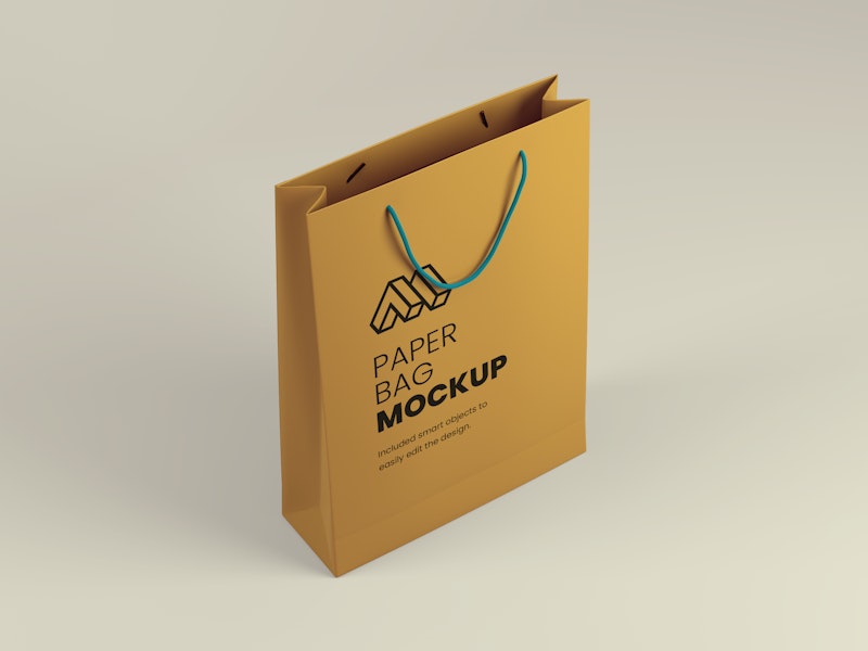 Paper Bag PSD Mockup preview