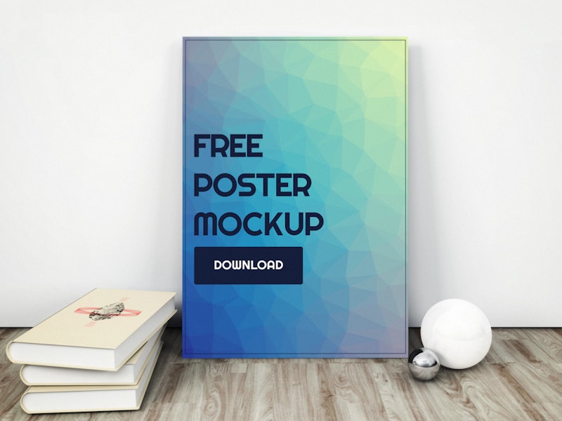 Poster Design PSD Mockup preview