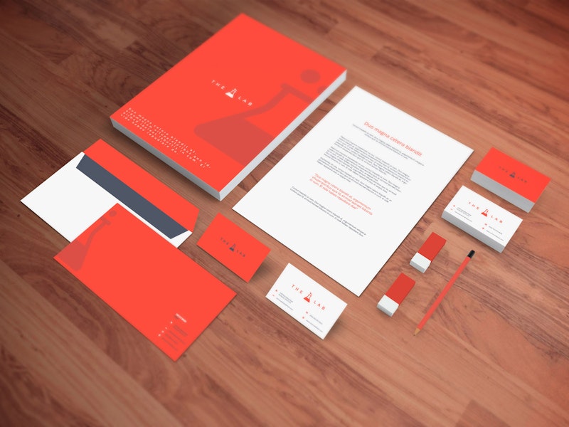 Realistic Stationery PSD Mockup preview