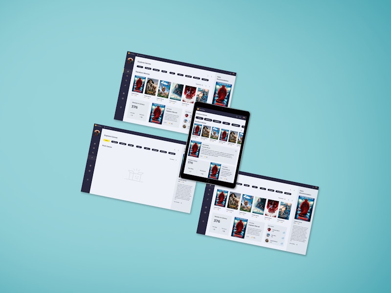 Top Web Screen Mockup preview