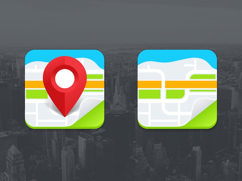 Two Vector Map Icons preview