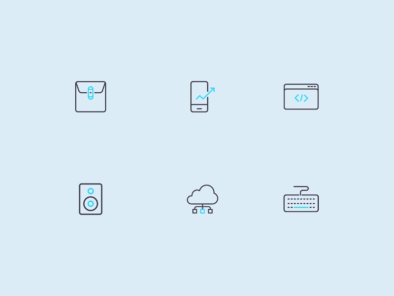 Vector Technology Icons preview