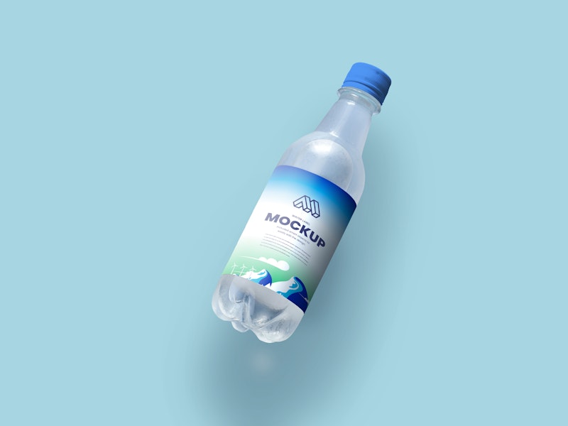 Water Bottle PSD Mockup preview