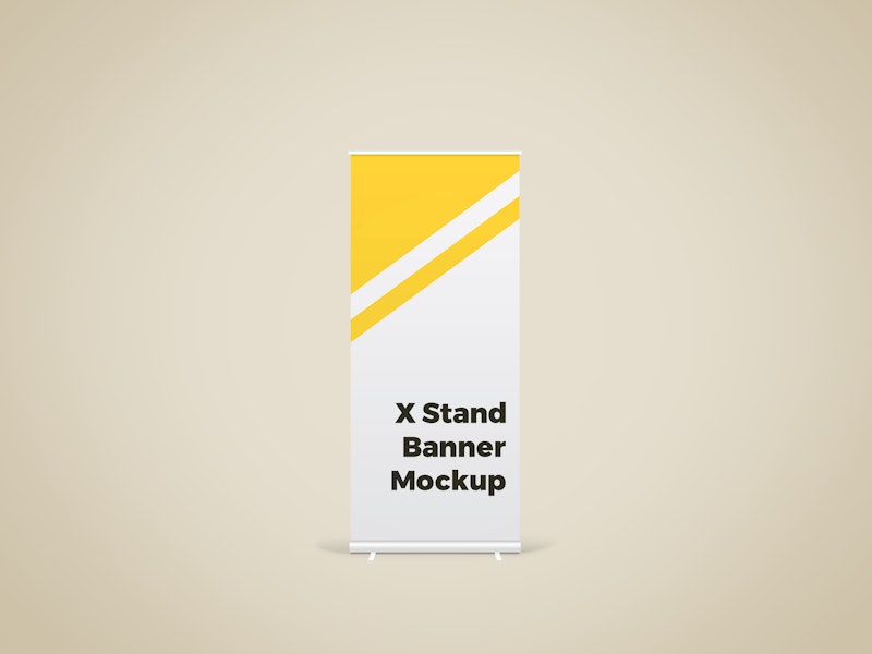 Download X Stand Banner Mockup Graphberry Com
