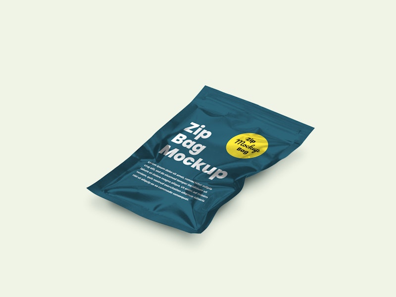 Zip Bag Package Mockup preview